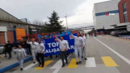 TOFAŞ işçisi zam için ayaklandı