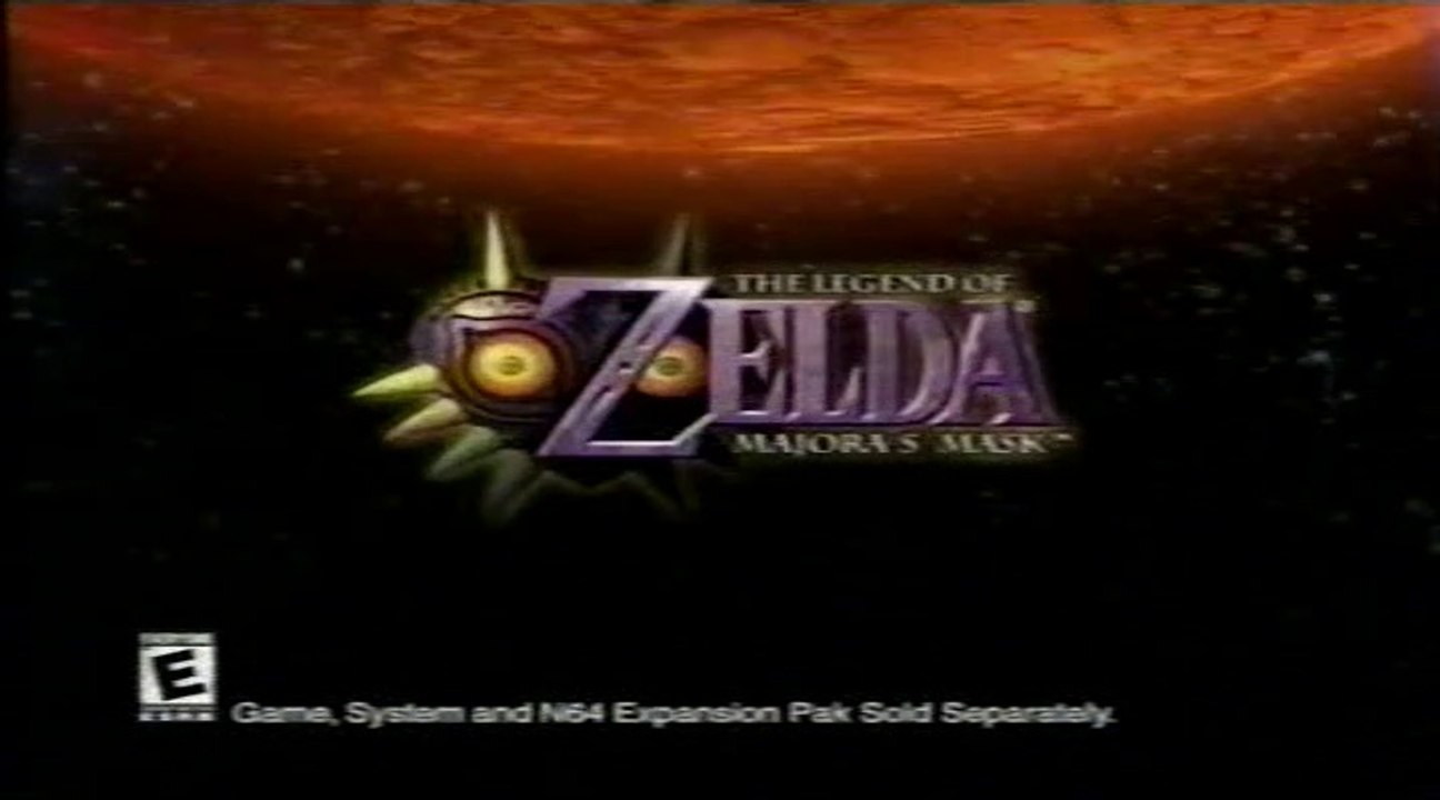 2000 "Legend of Zelda: Majora's Mask" Video Game TV Ad
