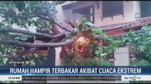 Rumah di Kebon Jeruk Hampir Terbakar Akibat Pohon Tumbang