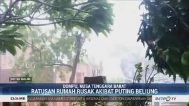 Ratusan Rumah di Kabupaten Donpu Rusak Diterjang Puting Beliung