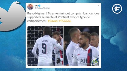 Le cadeau de Neymar à Cavani fait réagir Twitter