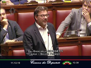 Rome - Intervento Giorgetti (11.12.19)