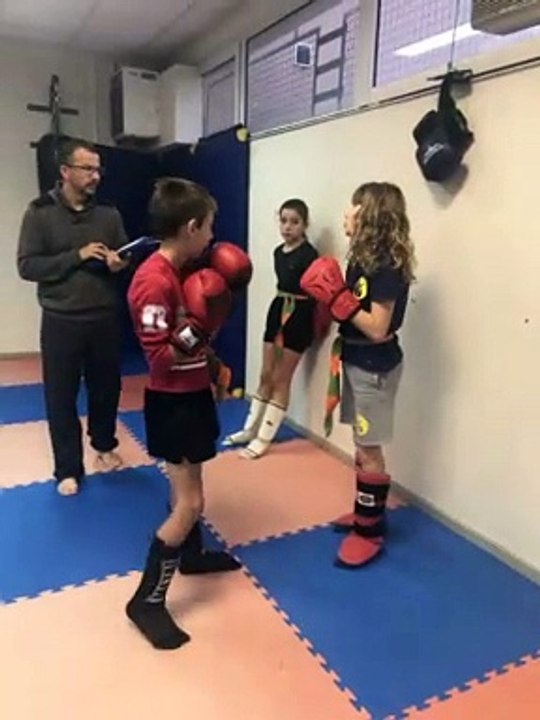 Passage ceinture verte kick boxing