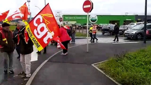 Vesoul : 270 manifestants contre la réforme des retraites
