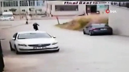 Bir annenin yüreğinin ağzına geldiği an... O anlar kamera!