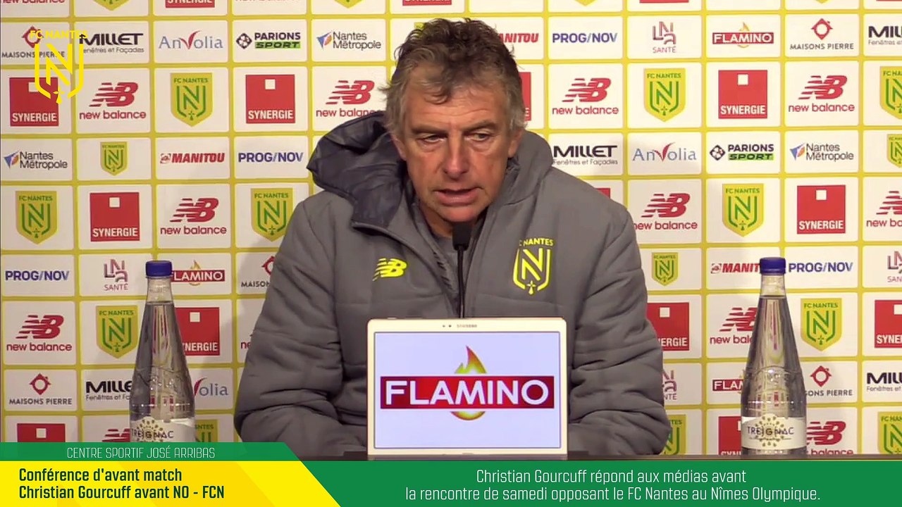 Christian Gourcuff avant Nîmes - FC Nantes