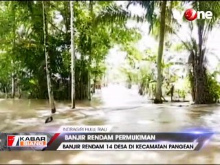 Banjir Besar Rendam 14 Desa di Indragiri Hulu Riau