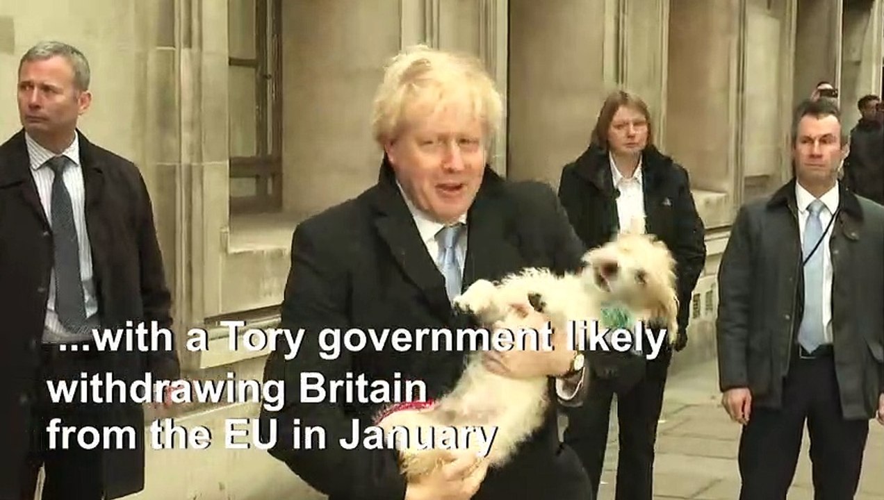 UK political leaders vote in general election