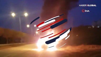 Karısı 'satmam' deyince otomobili yaktı, videosunu çekip ona gönderdi