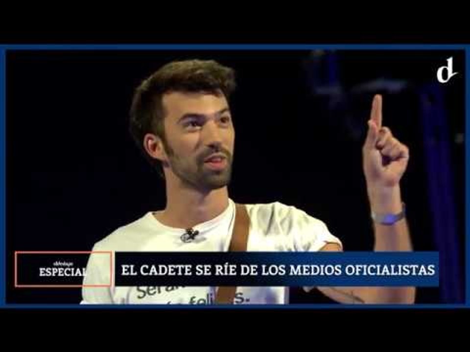 El Destape | El Cadete se ríe de los medios oficialistas