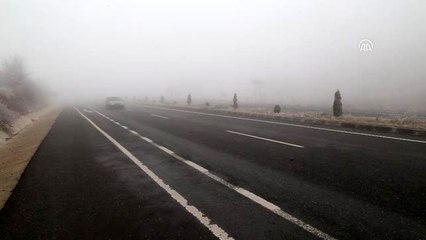 Sis ulaşımı olumsuz etkiliyor