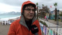 Fırtına beklentileri boşa çıkan Antalyalıların 'Kırmızı kod'  tepkileri