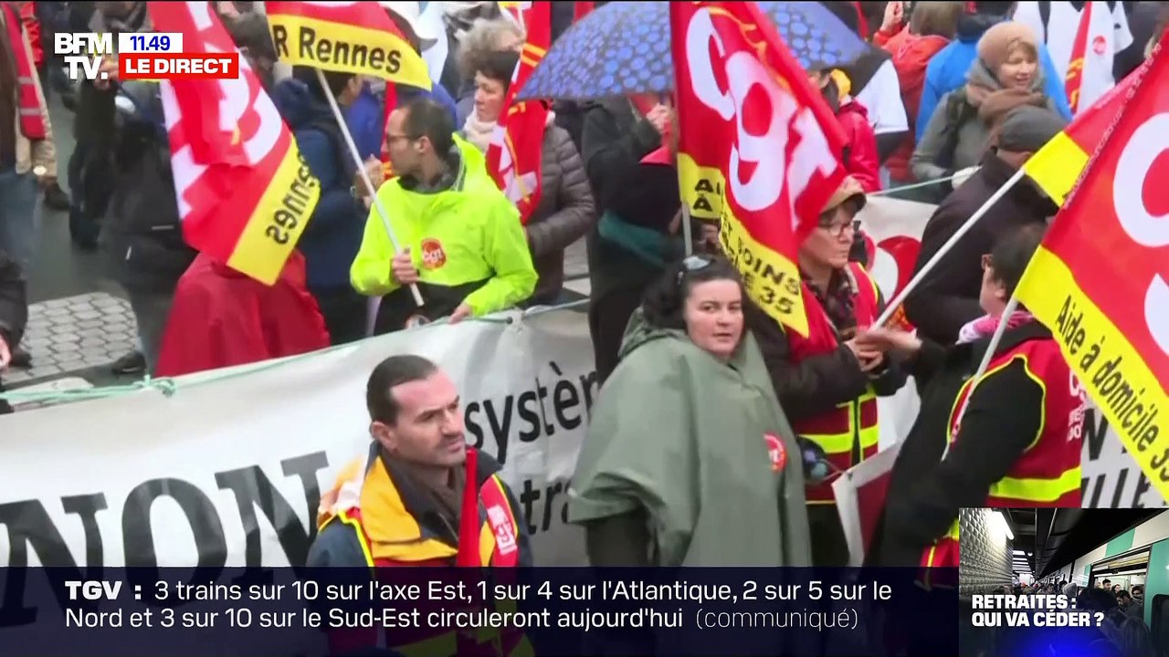 Plusieurs manifestations en cours - 12/12