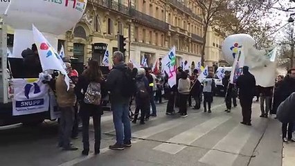 Grève Marseille :   Des centaines de manifestants dans la rue pour la 4eme journée de mobilisation