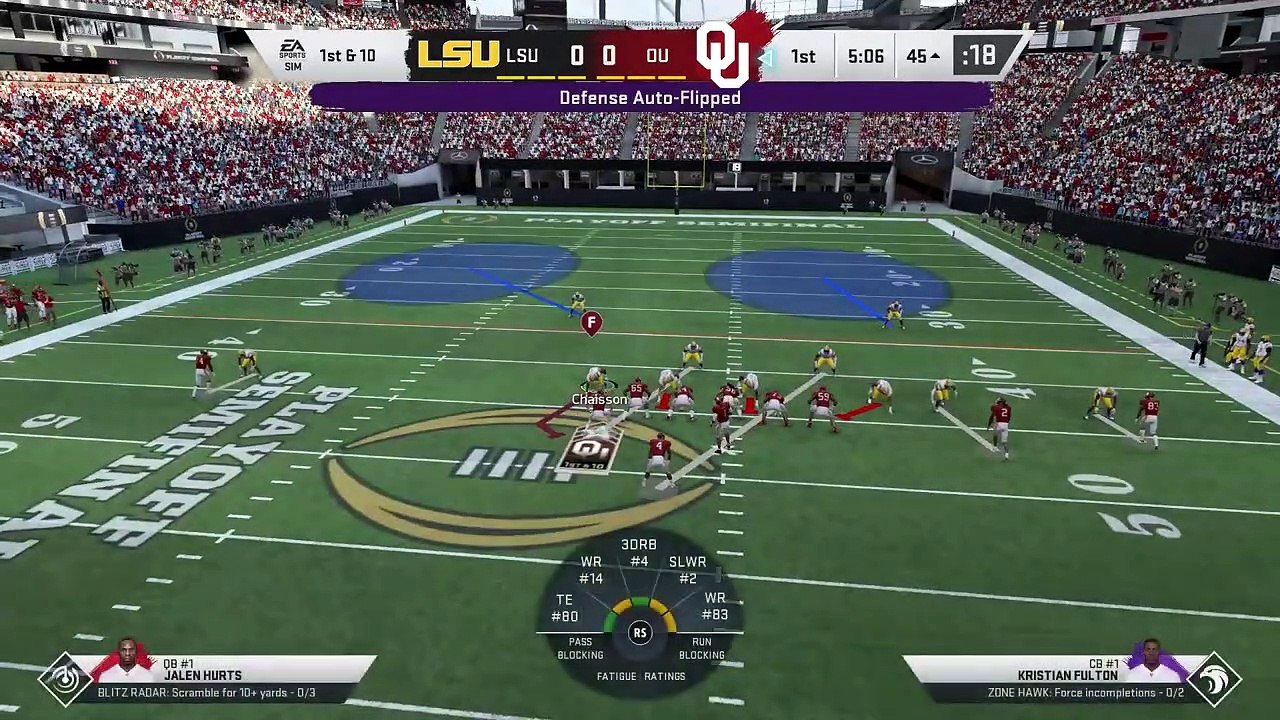 College Playoffs! PEACH BOWL Full Gameplay 1 LSU vs 4 OKLAHOMA
