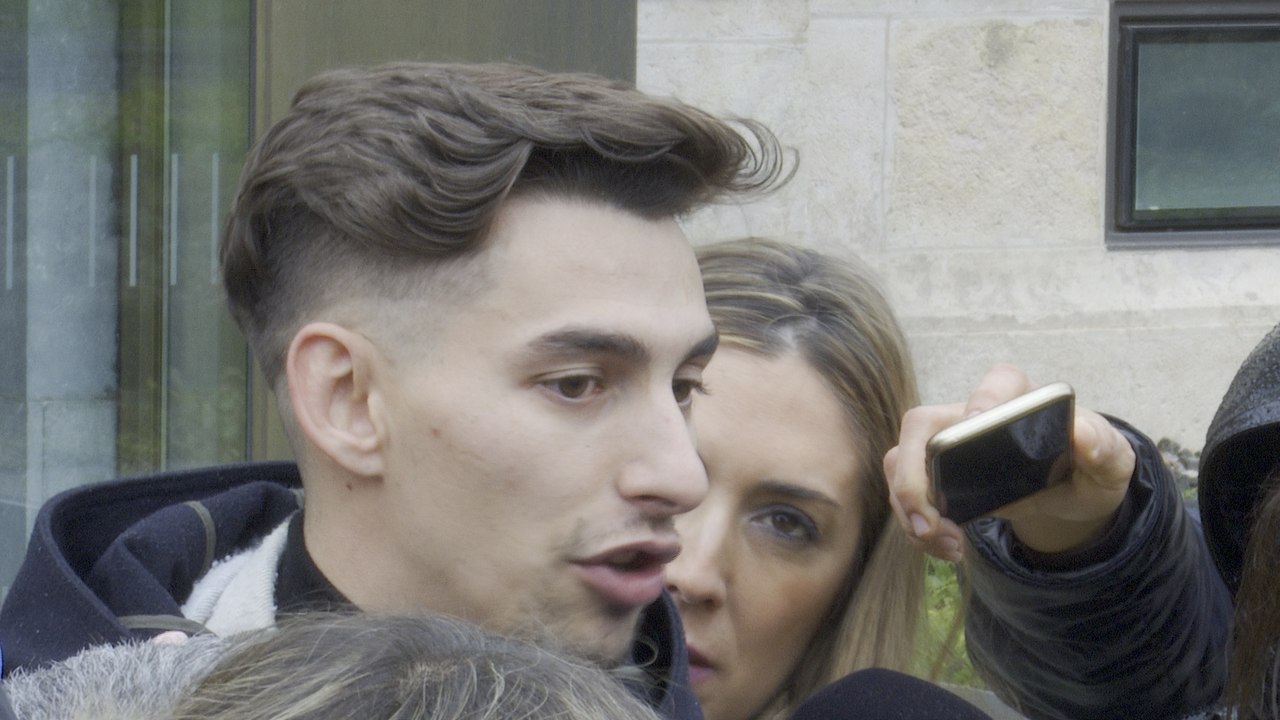 Los exjugadores de La Arandina llegan a la Audiencia en Burgos