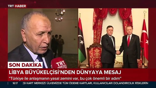 Libya’nın Ankara Büyükelçisi, mutabakat eleştirilerine TRT Haber'de cevap verdi