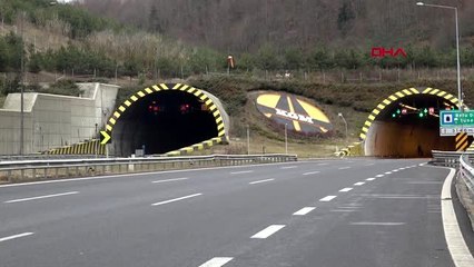 Bolu dağı tüneli çift yönlü olarak trafiğe kapatıldı-1