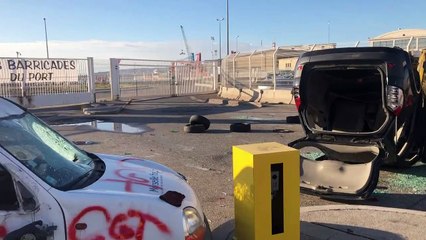 Réforme des retraites : la Cgt bloque les accès au port de Marseille