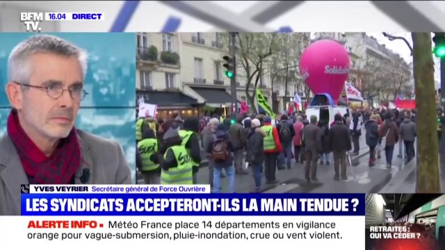 Retraites: Il faut dire stop, arrêter avec ce régime à points réagit Yves Veyrier, secrétaire général FO