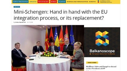 Dy anët e Mini-Shengenit/ Entuziazëm dhe skepticizëm për nismën e vendeve të Ballkanit