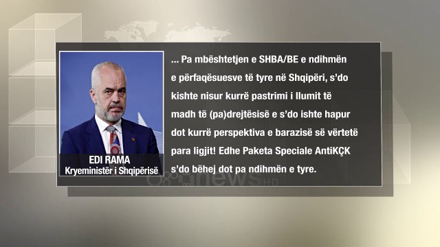 Ora News - Rama prezanton nesër paketën kundër KÇK-së: Do shkatërrojmë foletë e krimit