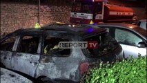Report TV -  Shkodër, dy persona i vënë flakën makinës së gjyqtarit të Andri Ymeri