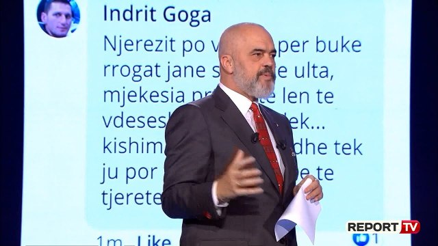 Rama: Në Shqipëri nuk të lënë të vdesësh nëse nuk jep lekë...Bluzat e bardha që na njollosin, pakicë
