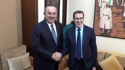 Dışişleri Bakanı Çavuşoğlu, Fas Hükümet Başkanı El Othmani ile görüştü