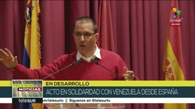Condena canciller de Venezuela campaña mediática contra su país