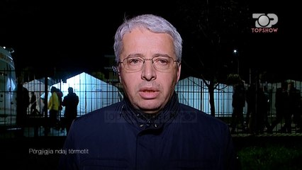 Top Show: Sandër Lleshaj raporton pasojat e tërmetit Live nga Thumana