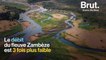 Réchauffement climatique : entre la Zambie et le Zimbabwe, les chutes Victoria s'assèchent