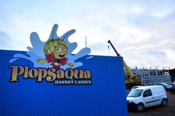 Plopsaqua Hannut - Landen: visite du chantier