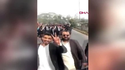 Pakistan'da avukatlar ve doktorlar arasında arbede -2
