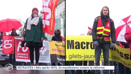 RETRAITES Nés après 1975, ils manifestent contre la réforme