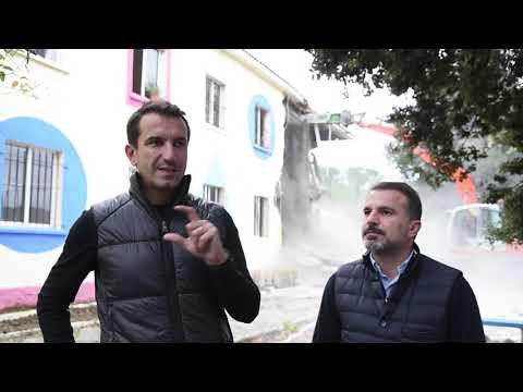 U dëmtua nga tërmeti, Bashkia e Tiranës shemb godinën e vjetër të shkollës së Pezës