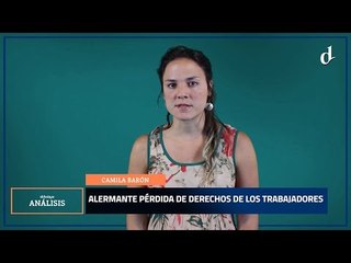 El Destape | Alarmante pérdida de derechos de los trabajadores.