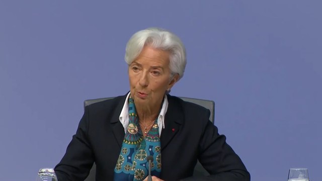 Lagarde aprecia signos de estabilización en la eurozona