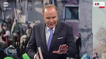 Sensibilizim per termetin, Rama ne “Porta a Porta”