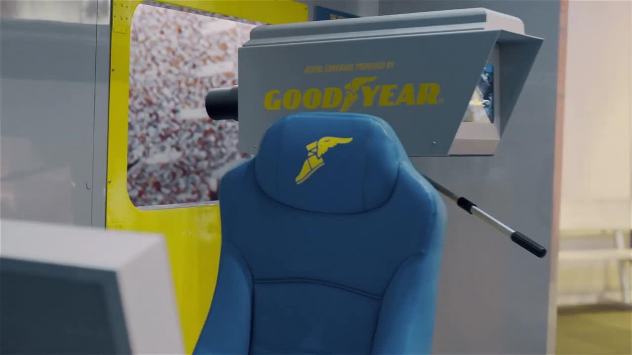 College Football Hall of Fame Exhibit Unveil – Goodyear Blimp