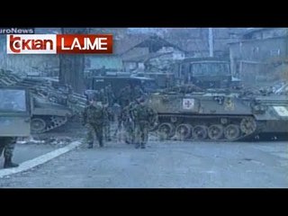Kosova, ushtarët britanik në Mitrovicë - (12 Shkurt 2000)