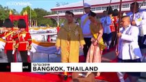 Hajós királyi ceremónia a thai fővárosban