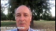 José Manuel Soto avisa a los promotores del procès catalán: 