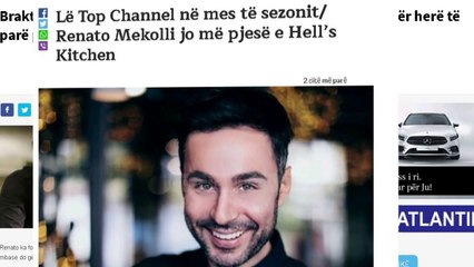 Surpriza djallëzore e shef Renatos/ Si turbulloi portalet lajmi se Renato s’do ishte në program