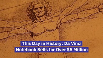 This Man Bought The Da Vinci Notebook
