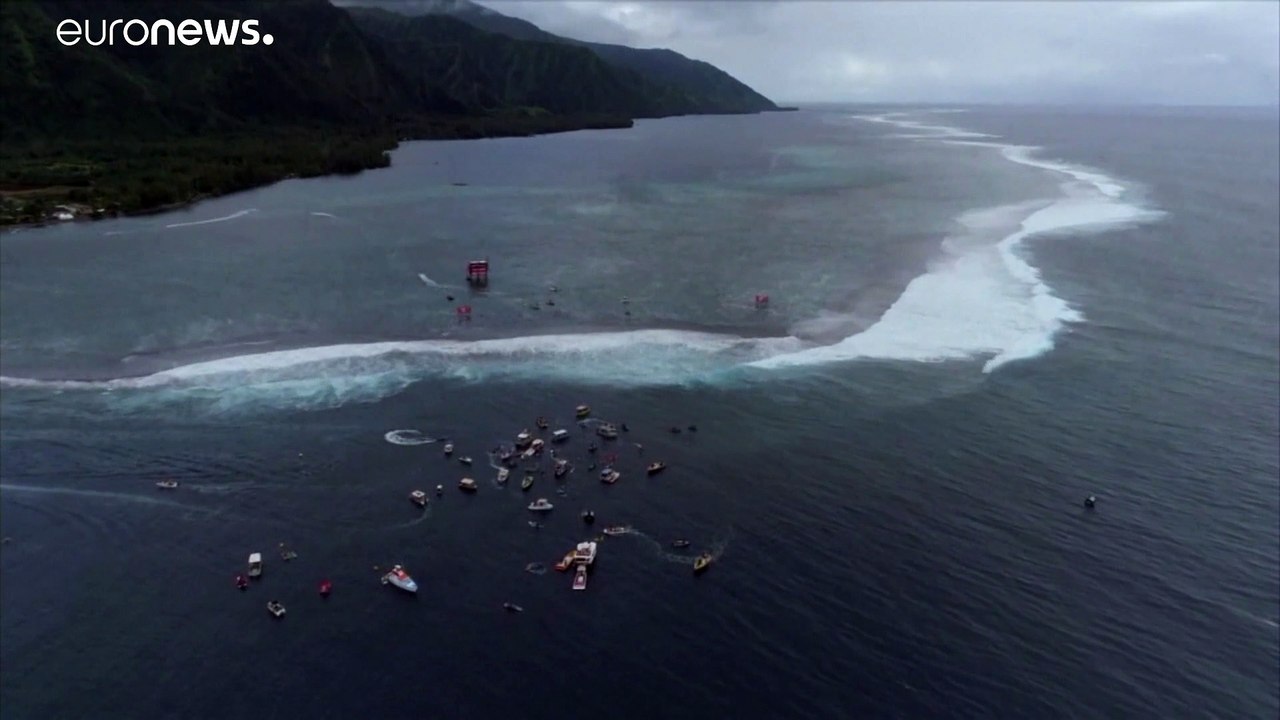 Paris 2024: wellenreiten vor tahiti