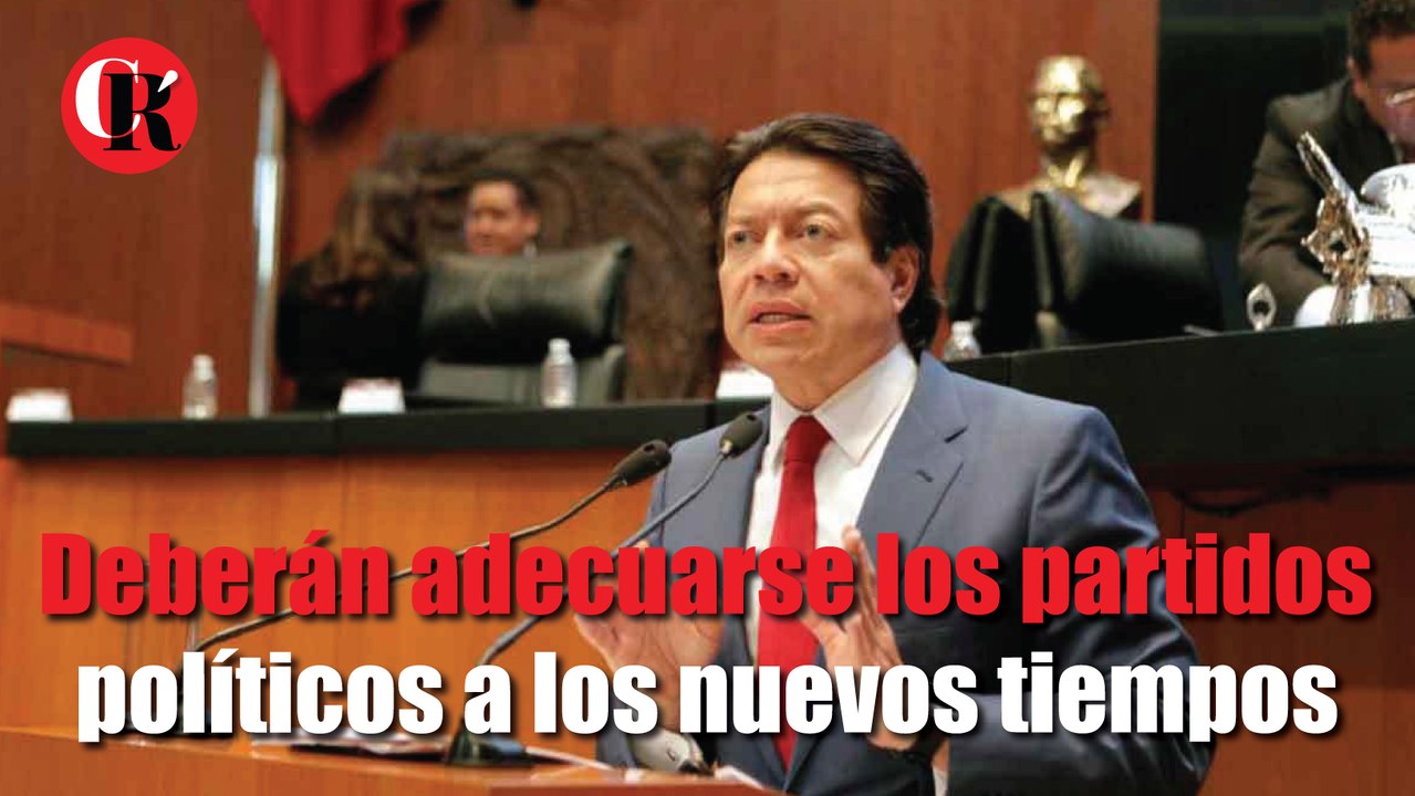 Deberán adecuarse los partidos políticos a los nuevos tiempos: