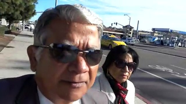 BDMV-7 Aruna & Hari Sharma at Rosecrans St, San Diego, CA 92110 for Loma Square Shopping Dec 02, 2019