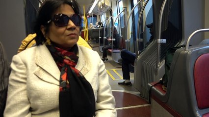 BDMV-5 Aruna & Hari Sharma MTS Greenline Trolley to Old Town San Diego Dec 02, 2019