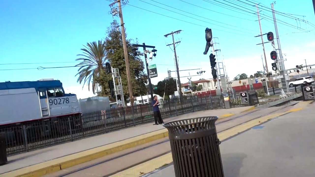 BDMV-6 Aruna & Hari Sharma at Old Town Transit Ctr for MTS Bus 28 San Diego Dec 02, 2019